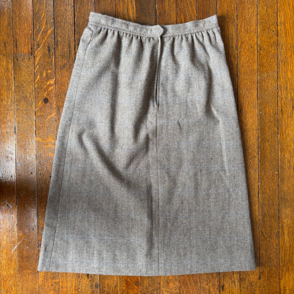 Vintage Evan Picone Classic Gray Women's Skirt small - Picture 7 of 16